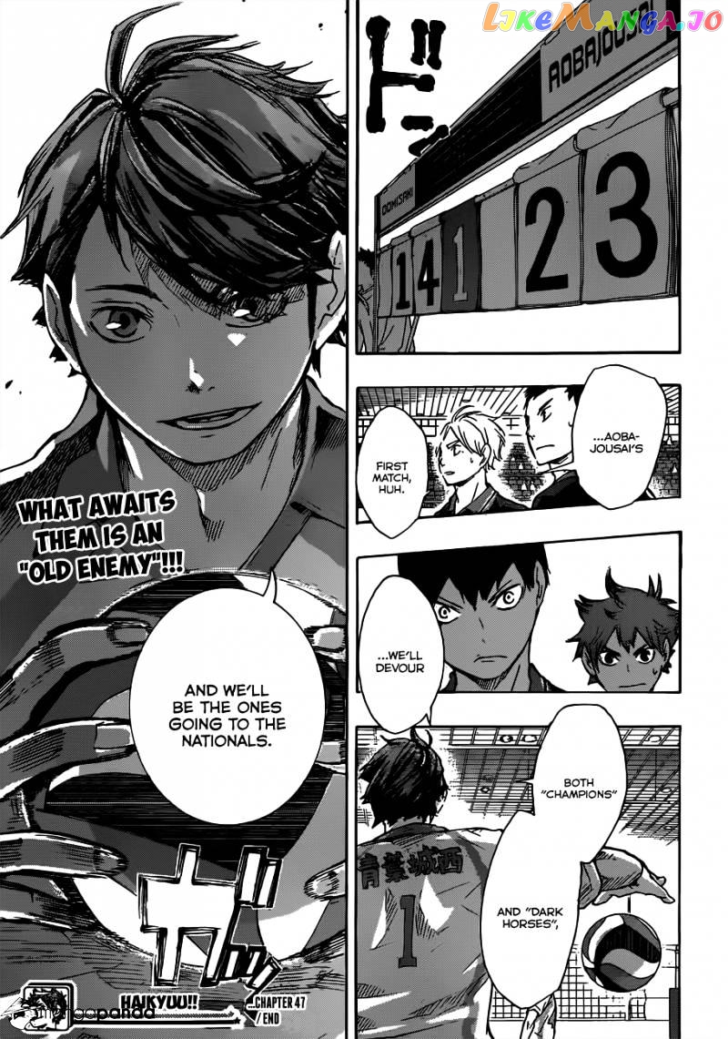 Haikyuu!!, Chapter 47 image 20